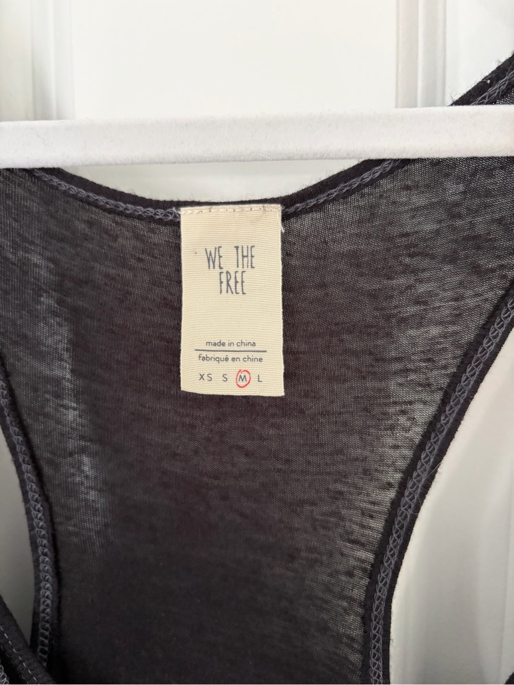 We The Free Black Racerback Tank Top - Picture 3 of 4